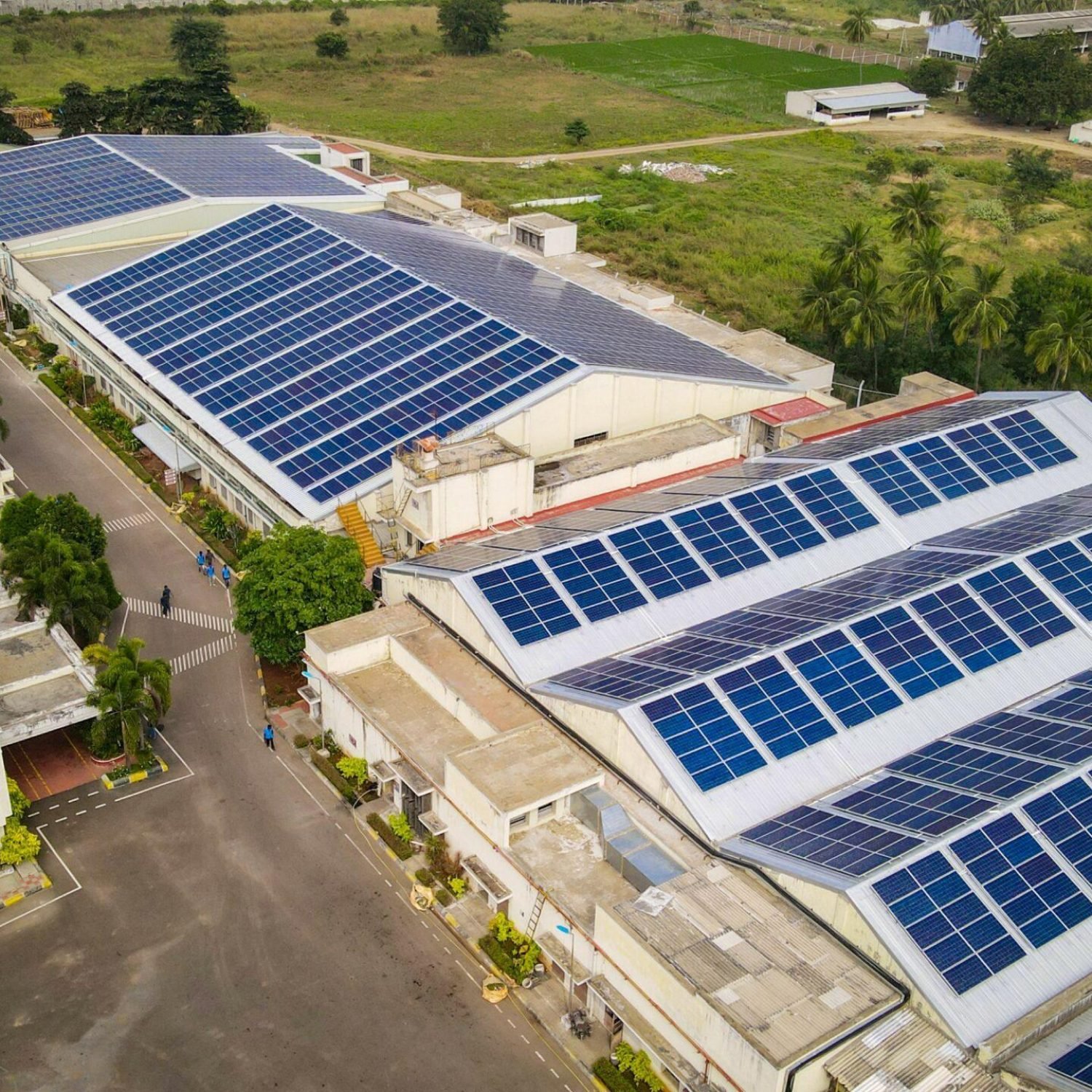 commercial and private solar panel installation