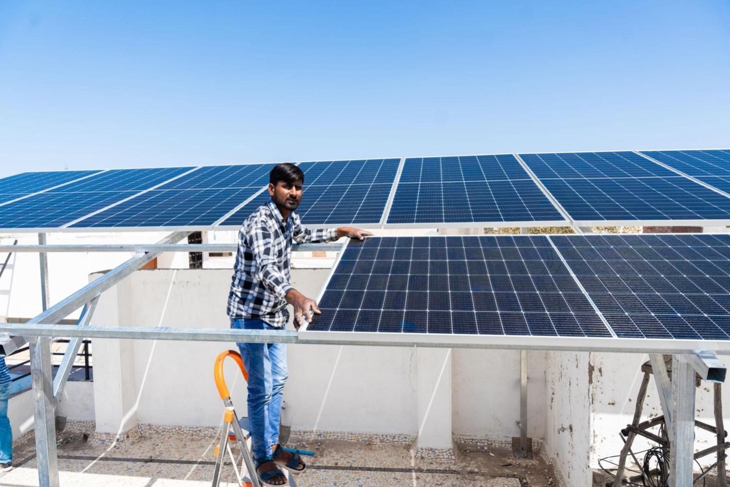 solar panel installation
